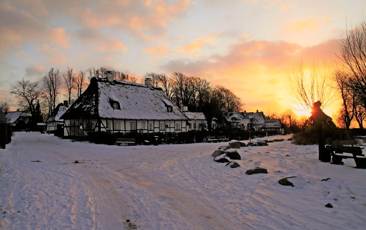 idyllische Winterstimmung Holstein