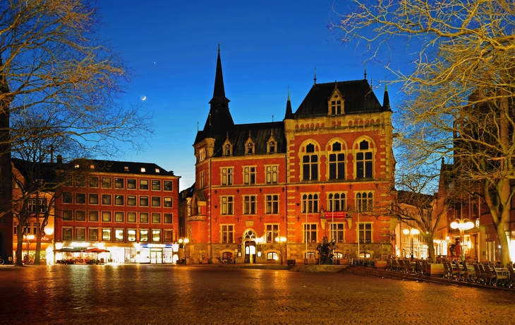 Oldenburg Rathaus Innenstadt Marktplatz Lamberti Kirche