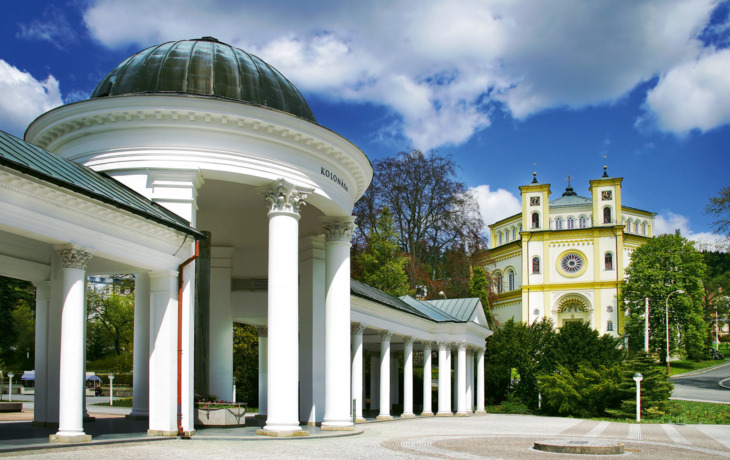 Carolina Quellenkolonnade,Spa Marienbad,Tschechien