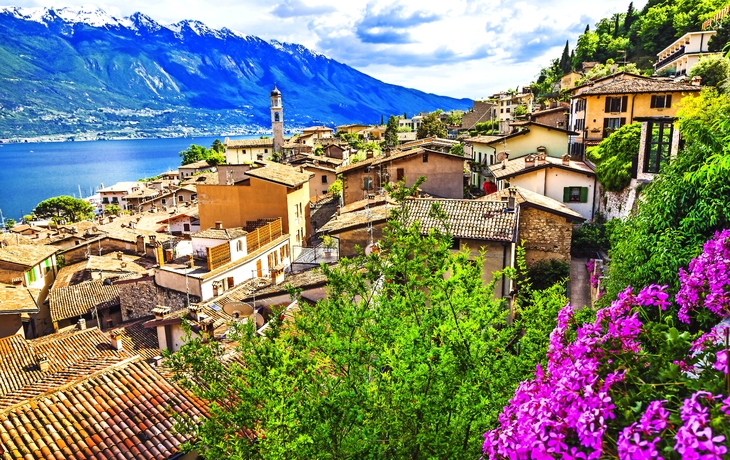 Limone - schöne Stadt in Gardasee, Italien Nord