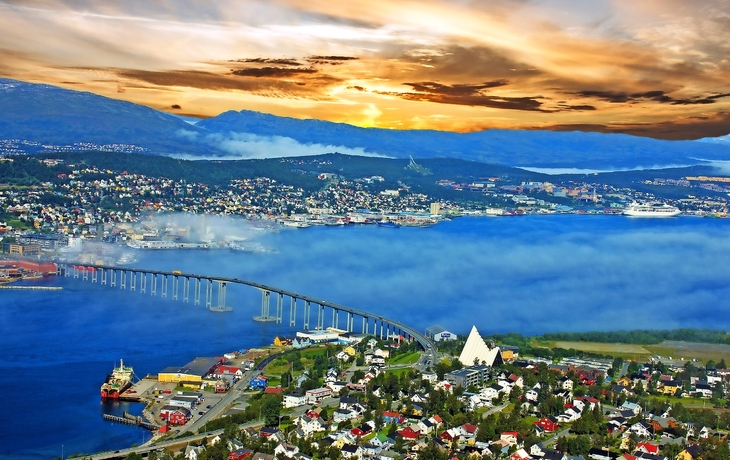 Blick auf Tromsö