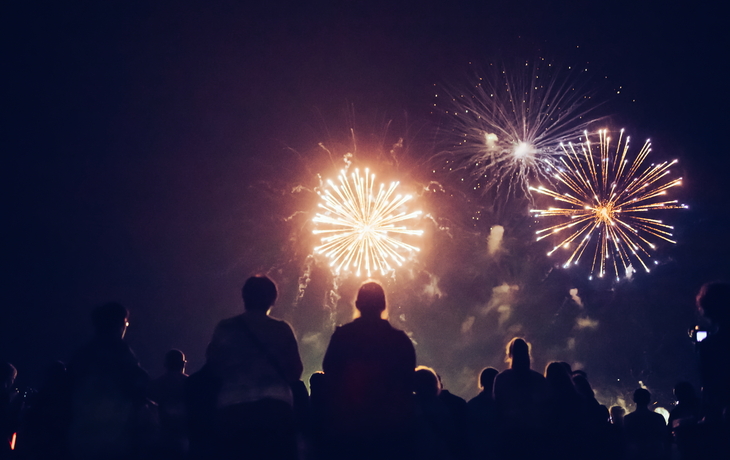 Feuerwerk Silvester