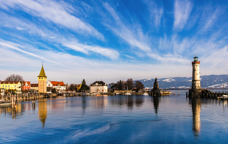 Lindau am Bodensee im Winter