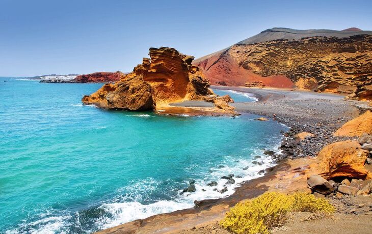 El Golfo Lago de los Clicos auf Lanzarote 