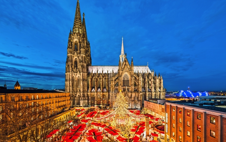 Weihnachtsmarkt am Kölner Dom