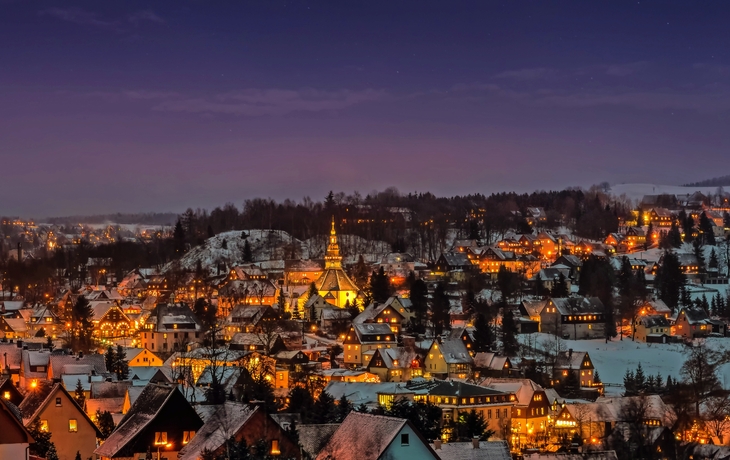 Weihnachten in Seiffen Erzgebirge Sachsen Deutschland